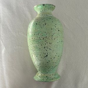 Green vintage vase